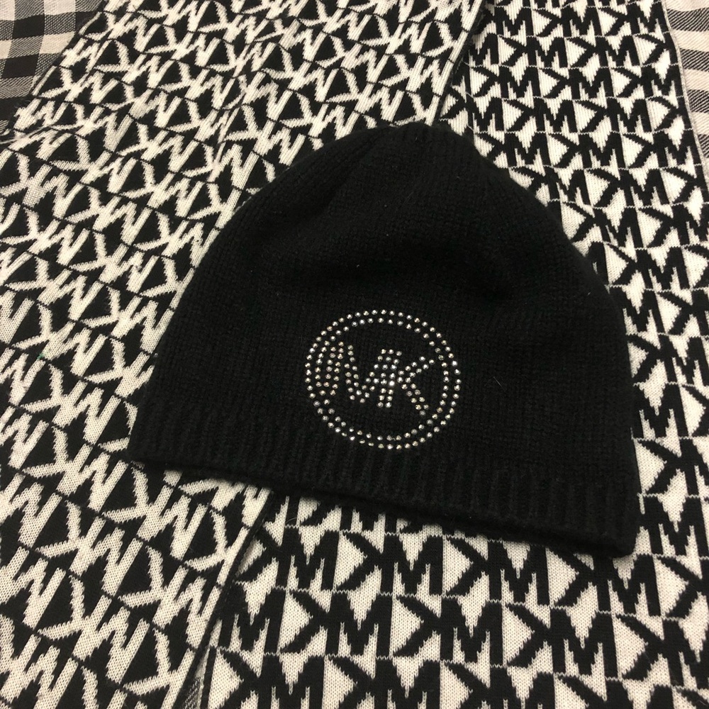 Michael kors hat and scarf